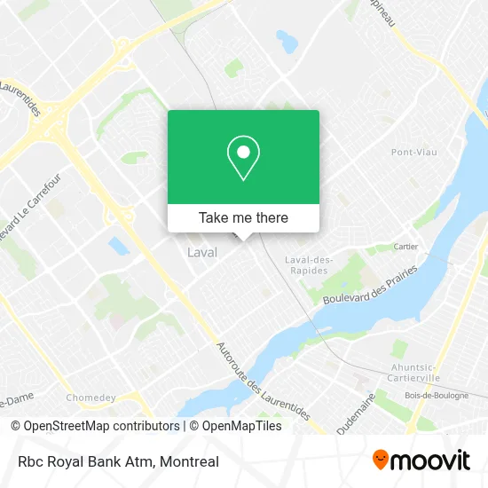 Rbc Royal Bank Atm map