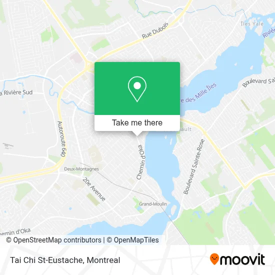 Tai Chi St-Eustache map