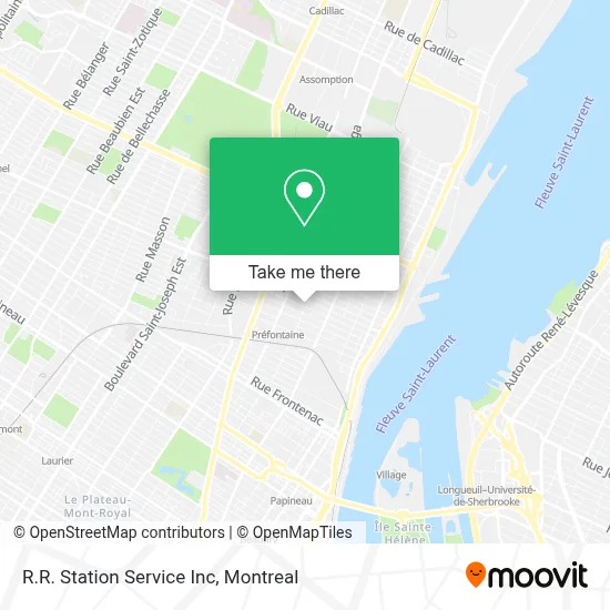 R.R. Station Service Inc map