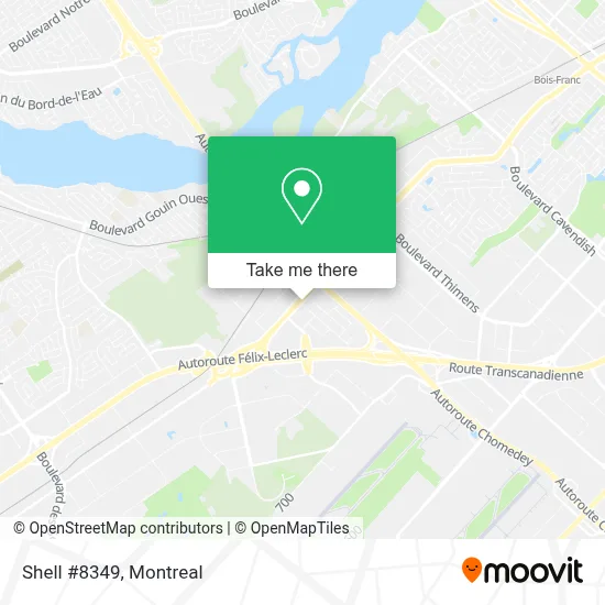 Shell #8349 map