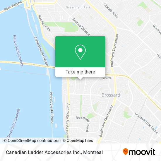 Canadian Ladder Accessories Inc. map