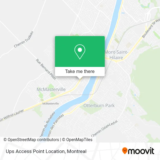 Ups Access Point Location map