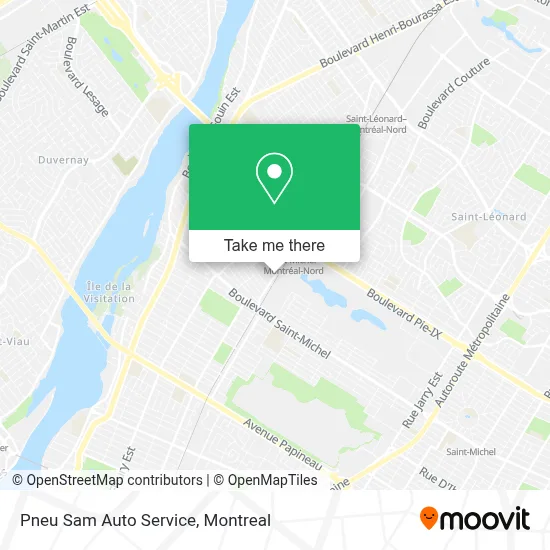 Pneu Sam Auto Service map
