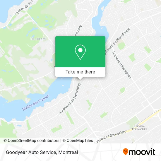 Goodyear Auto Service map