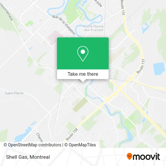 Shell Gas map