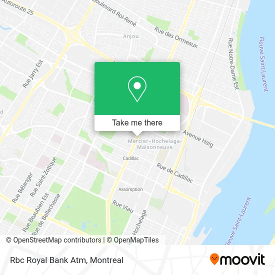 Rbc Royal Bank Atm map