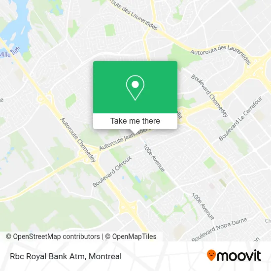 Rbc Royal Bank Atm map