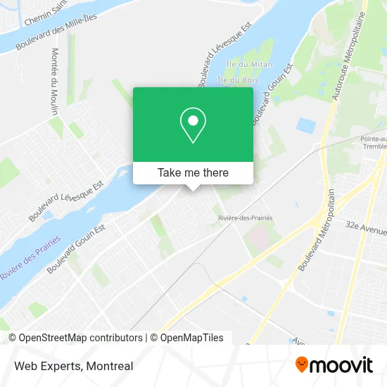 Web Experts map