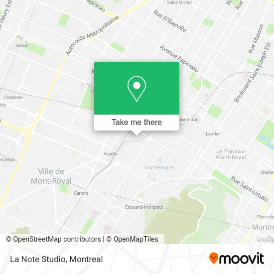 La Note Studio map