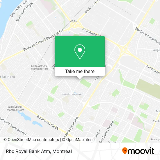 Rbc Royal Bank Atm map