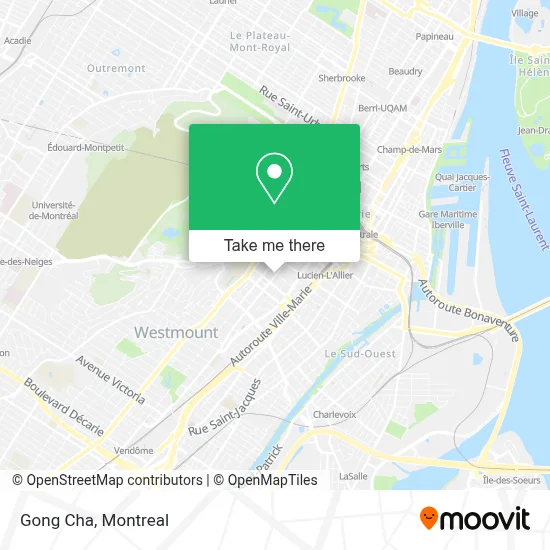 Gong Cha map