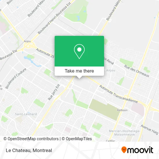 Le Chateau map