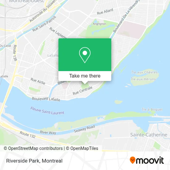 Riverside Park map