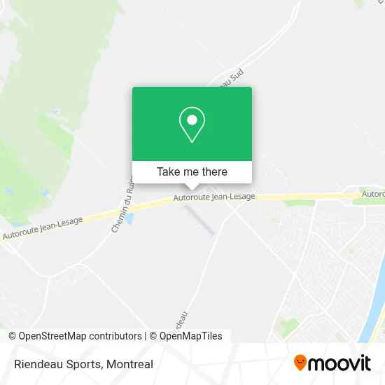 Riendeau Sports map