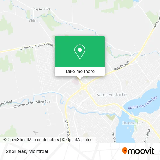 Shell Gas map