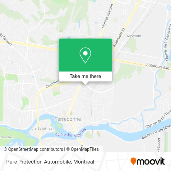 Pure Protection Automobile map