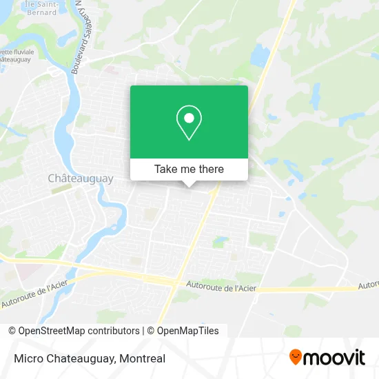 Micro Chateauguay map