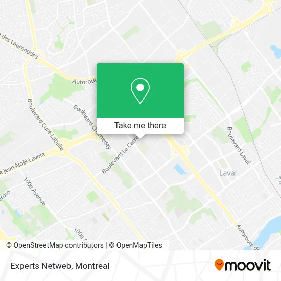 Experts Netweb map