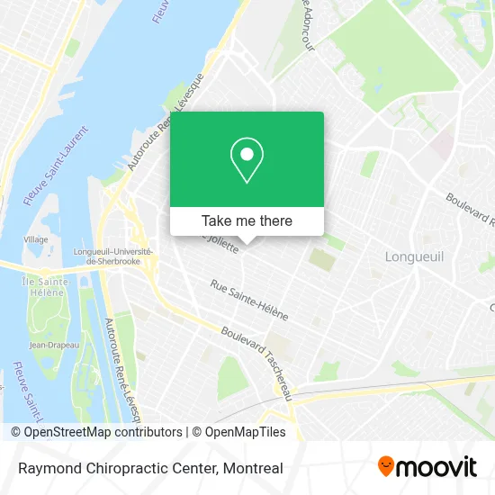 Raymond Chiropractic Center map