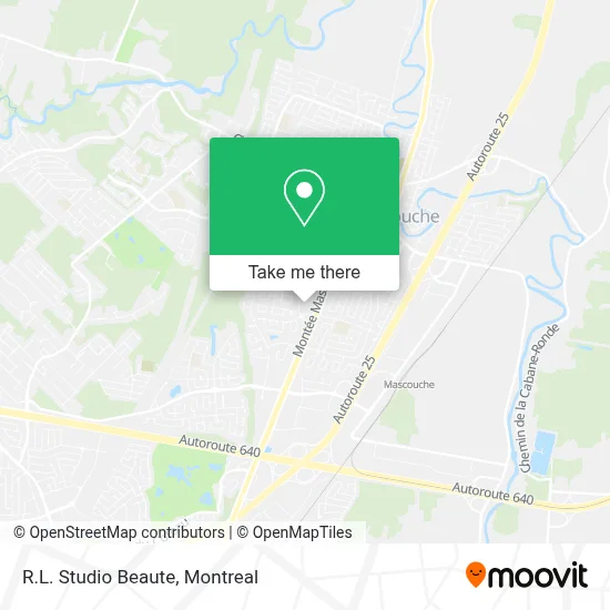 R.L. Studio Beaute map