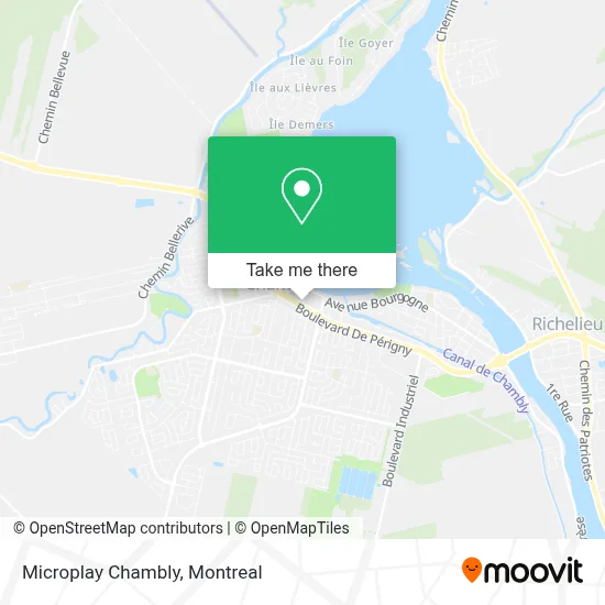 Microplay Chambly map