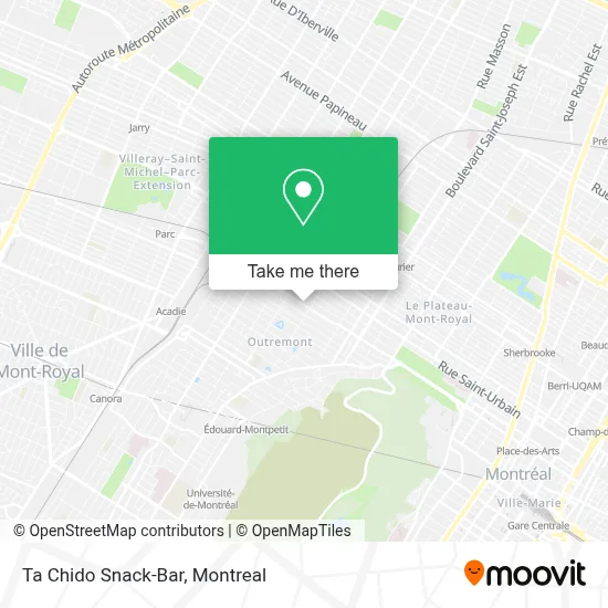 Ta Chido Snack-Bar map