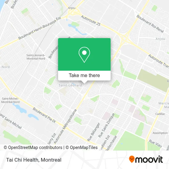 Tai Chi Health map