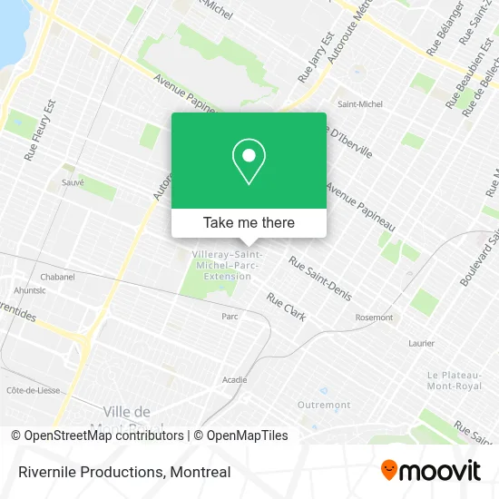 Rivernile Productions map