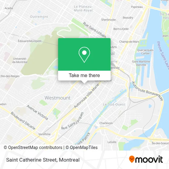 Rue Sainte Catherine map