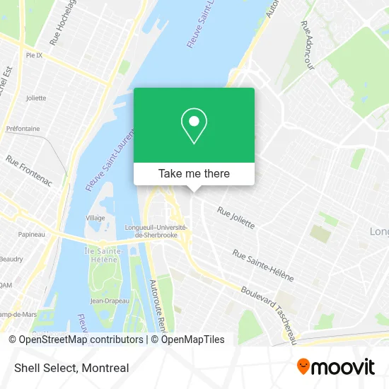 Shell Select map