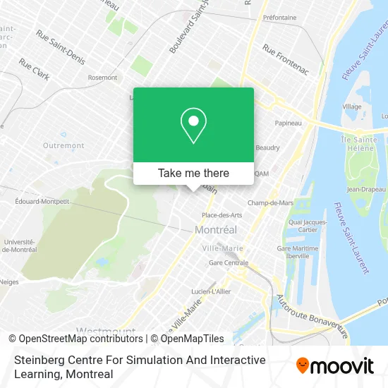 Steinberg Centre For Simulation And Interactive Learning map