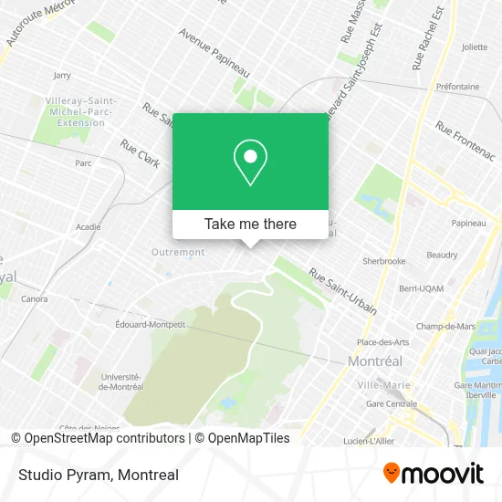 Studio Pyram map