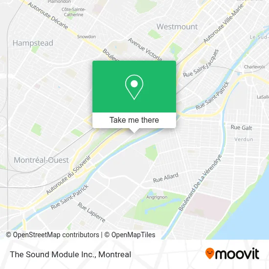 The Sound Module Inc. map