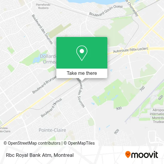 Rbc Royal Bank Atm map