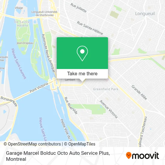 Garage Marcel Bolduc Octo Auto Service Plus map