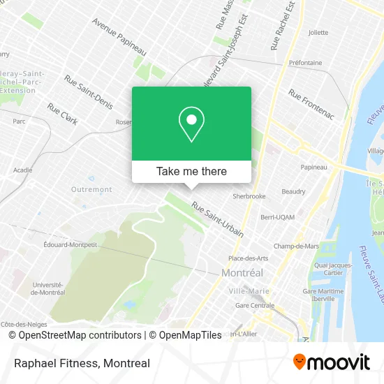 Raphael Fitness map