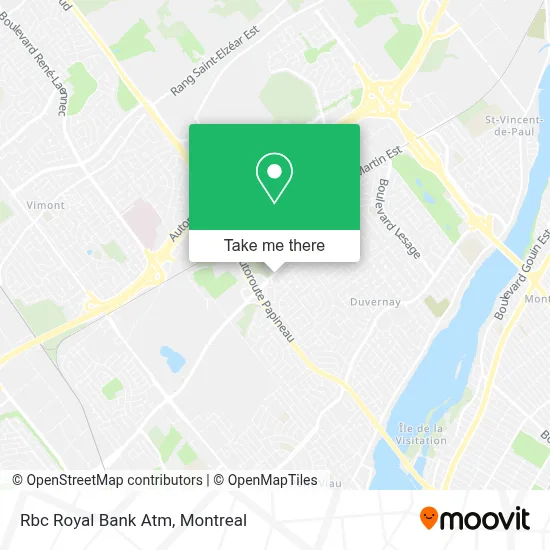 Rbc Royal Bank Atm map