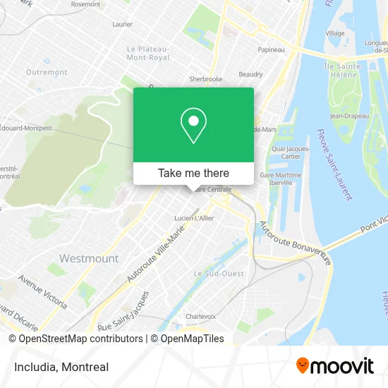 Includia map