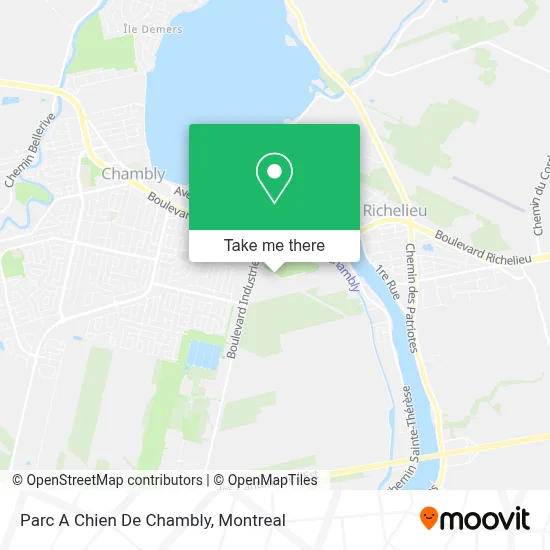 Parc A Chien De Chambly map