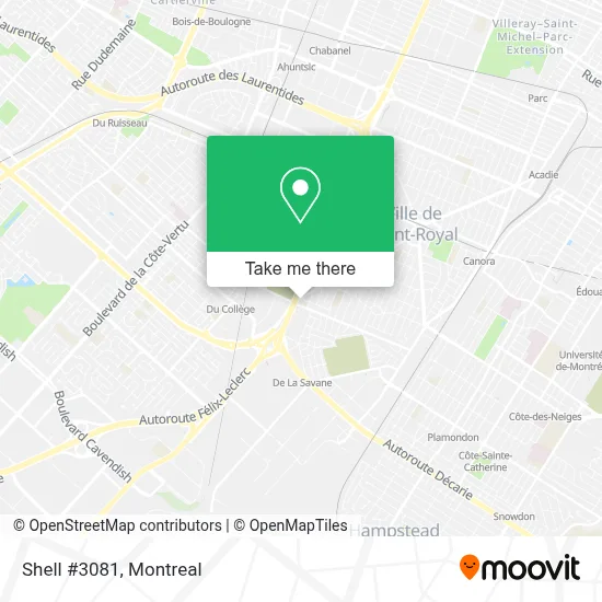 Shell #3081 map