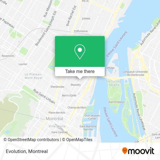 Evolution map