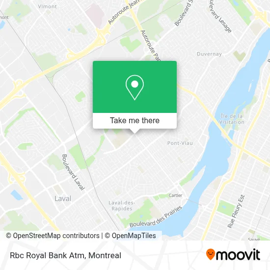 Rbc Royal Bank Atm map