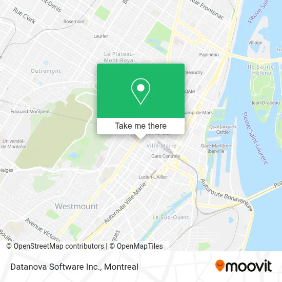 Datanova Software Inc. map