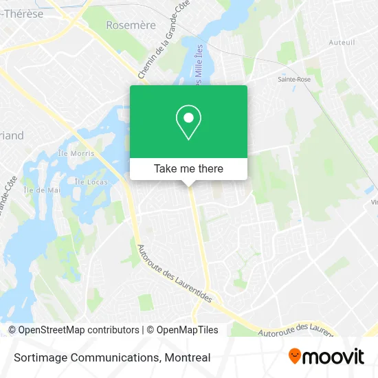 Sortimage Communications map