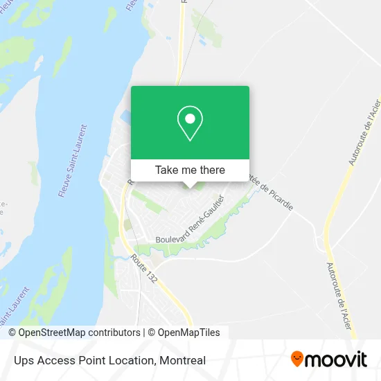 Ups Access Point Location map