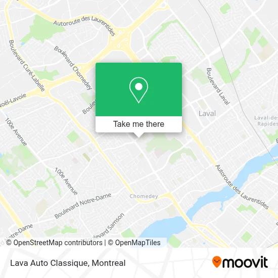 Lava Auto Classique map