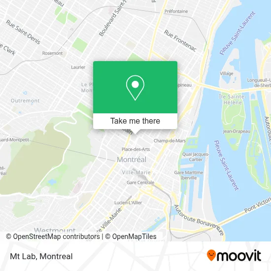 Mt Lab map
