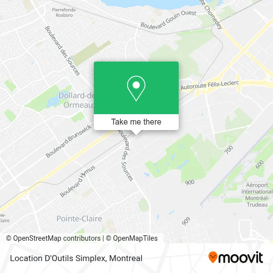 Location D'Outils Simplex map