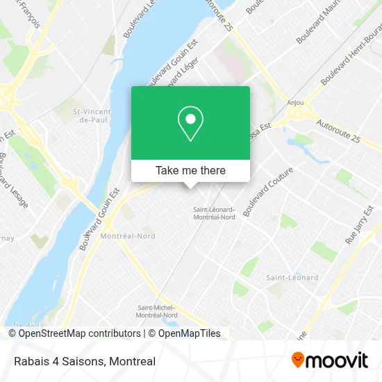 Rabais 4 Saisons map