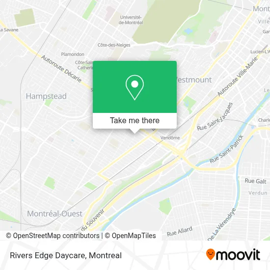 Rivers Edge Daycare map